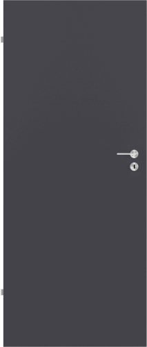 Doorio beltéri ajtó, 90 x 210 cm, CPL, uni antracit, 30-34 cm-es állítható tokkal, balos