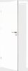Doorio beltéri ajtó, 90 x 210 cm, CPL, uni fehér, 10-14 cm-es állítható tokkal, balos