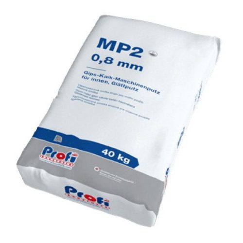Profi gipsz-mész beltéri vakolat 40 kg  MP2-0,8mm