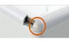 profilplast 3-pontos végzáró 10mm törtfehér (5db/csom)22946 0100