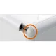 profilplast 3-pontos végzáró 10mm törtfehér (5db/csom)22946 0100