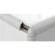 profilplast íves csempeélvédő profil, 10mm manhattan 2,78fm 421067034