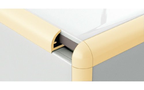 profilplast íves csempeélvédő profil, 10mm vanília 2,78fm 421061015