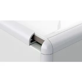   profilplast íves csempeélvédő profil, 8mm fehér 2,78fm 421050101