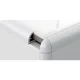 profilplast íves csempeélvédő profil, 8mm fehér 2,78fm 421050101