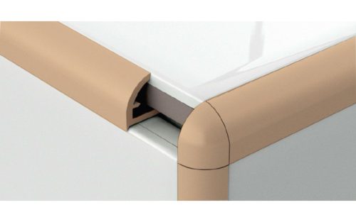 profilplast íves csempeélvédő profil, 8mm homok 2,78fm 421052105