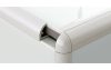 profilplast íves csempeélvédő profil, 8mm törtfehér 2,78fm 421050100