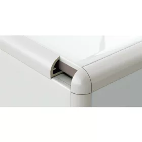   profilplast íves csempeélvédő profil, 8mm törtfehér 2,78fm 421050100
