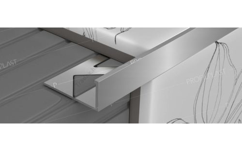 profilplast szögletes élsín 12,5mm alu natúr 2,50fm 451222501, 102003