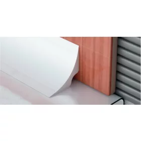   Profilplast utólagos kádszegély, PVC, ragasztható 2,5 m fehér