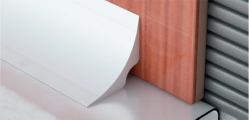 Profilplast utólagos kádszegély, PVC, ragasztható 2,5 m fehér