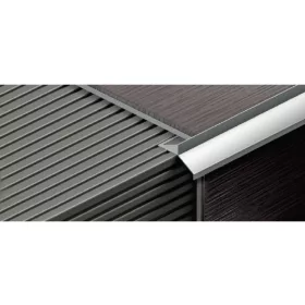 profilplast Vízvető Teraszprofil, 7mm, alu natúr, 2,5m