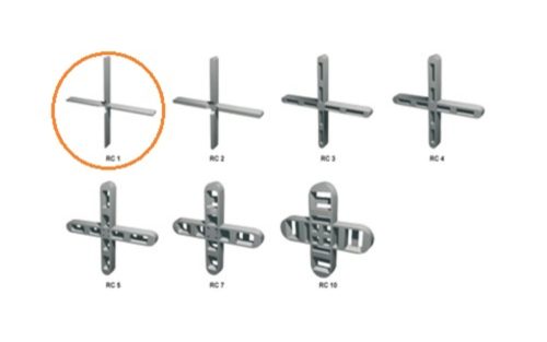 Progress perforated spacers 1mm fugakereszt RC 1