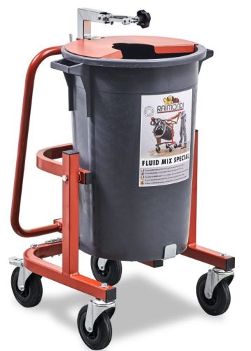 Raimondi Fluid mix special Keverőgép, 75l, 4 kerekű, billenthető, keverőszár nélkül