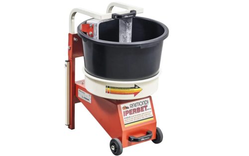 Raimondi habarcskeverő gép, Iperbet 110, 2 keverőedénnyel, 45L