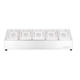 Cozze® pizzafeltét tároló, feltétállomás