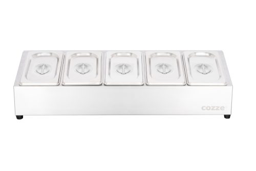 Cozze® pizzafeltét tároló, feltétállomás