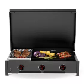 Cozze® 700 gázüzemű plancha, 3 égős