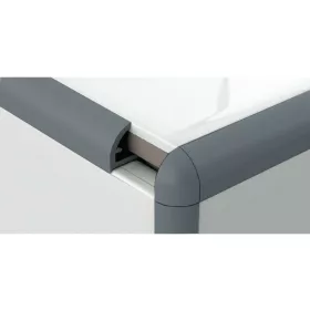 profilplast íves csempeélvédő, 8mm, bazaltszürke, 2,78m