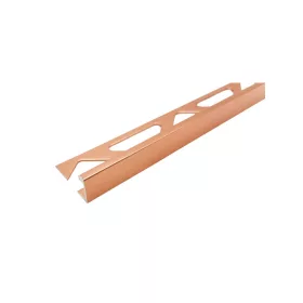   PP L profil polírozott Rose Gold alumínium 10 mm (2,7m/szál) GBFLBR10