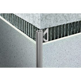   PP szögletes eloxált alumínium élprofil 10 mm (2,7m/szál) GBSQSAS10