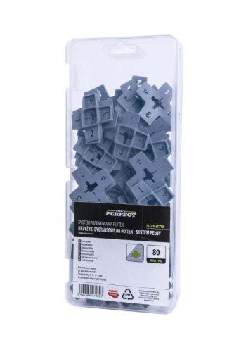 Stalco fugakereszt Egész Értékek 1-2-3-4mm 80 Db/Csom