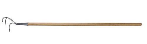 Stalco talajlazító 3 ágú fa fogantyúval (kultivátor) 120cm