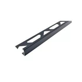   PP L profil matt fekete alumínium 10 mm (2,7m/szál) GBFLABL10