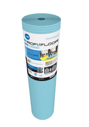 Baudekor ProfiFloor XPS Thermo padlóalátét, padlófűtéshez, 2 mm x 1,1 x 22,72 m, 25 m2/tekercs
