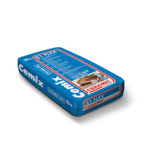 Cemix S1 flexibilis csemperagasztó kül- és beltéri (C2TES1) 20 kg