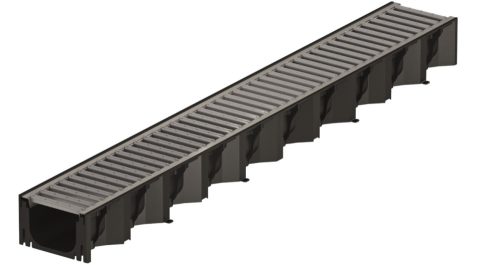 Aco Hexaline 2.0 folyóka horganyzott acél ráccsal 1 m