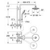 Grohe Euphoria Zuhanyrendszer króm 27296001