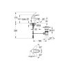 Grohe Euroeco mosdócsaptelep, automata lefolyógarnitúrával, króm, 23262000