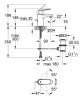 Grohe Eurosmart Cosmo Mosdócsaptelep króm 32825000