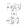 Grohe Eurosmart Cosmo Kádcsaptelep Króm 32831000