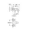 Grohe Eurosmart Cosmo Zuhanycsaptelep króm 32837000