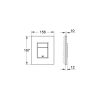 Grohe Skate Cosmopolitan WC-nyomólap fehér 38732SH0