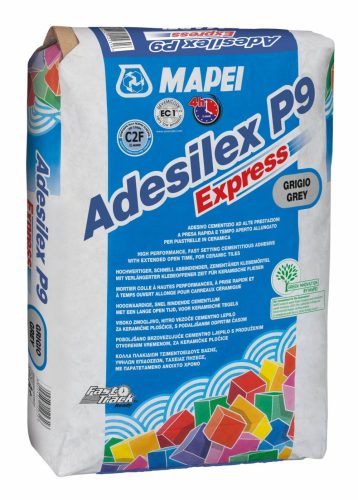 Mapei Adesilex P9 Express gyorskötő csemperagasztó, szürke, 25 kg