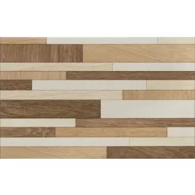   Zalakerámia Aspen falicsempe, 40 x 25 x 0,8 cm, többszínű, csík mozaik