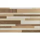 Zalakerámia Aspen falicsempe, 40 x 25 x 0,8 cm, többszínű, csík mozaik
