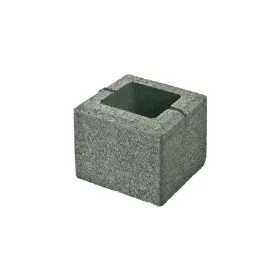  Semmelrock Rivago kerítéselem félkő középszürke 20x20x16 cm
