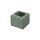 Semmelrock Rivago kerítéselem félkő középszürke 20x20x16 cm