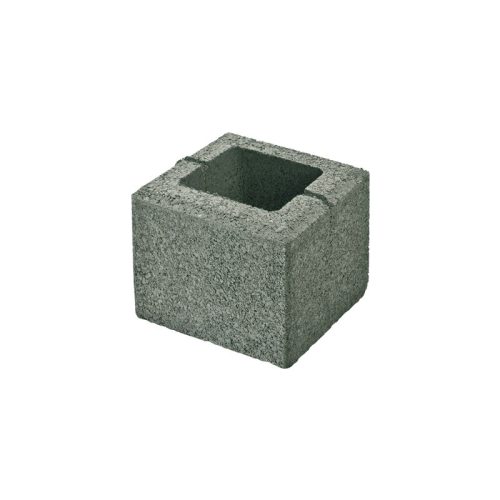 Semmelrock Rivago kerítéselem félkő középszürke 20x20x16 cm