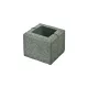 Semmelrock Rivago kerítéselem félkő középszürke 20x20x16 cm