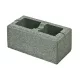 Semmelrock Rivago kerítéselem normálkő középszürke 40x20x16 cm