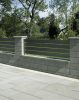 Semmelrock Rivago kerítéselem normálkő középszürke 40x20x16 cm
