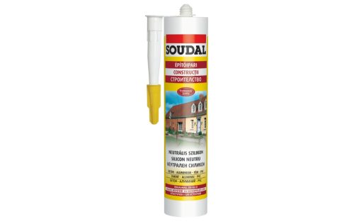 Soudal Neutrális szilikon transparens 280 ml
