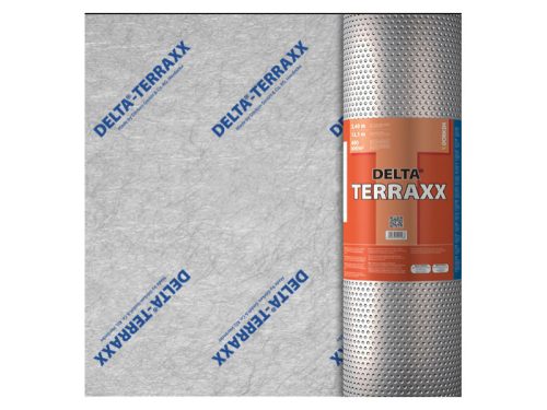 Dörken Delta Terraxx drénlemez, geotextillel, ragasztósávval, 2,4x12,5 m