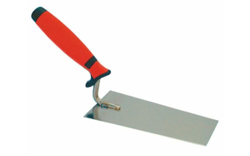 Berni kőműves kanál, soft nyéllel, rozsdamentes, 140 mm