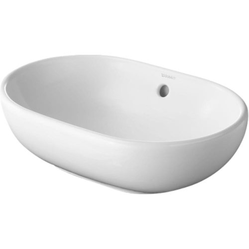 Duravit Foster Ráültethető mosdó 49,5x35cm túlfolyóval csaplyuk nélkül 0335500000